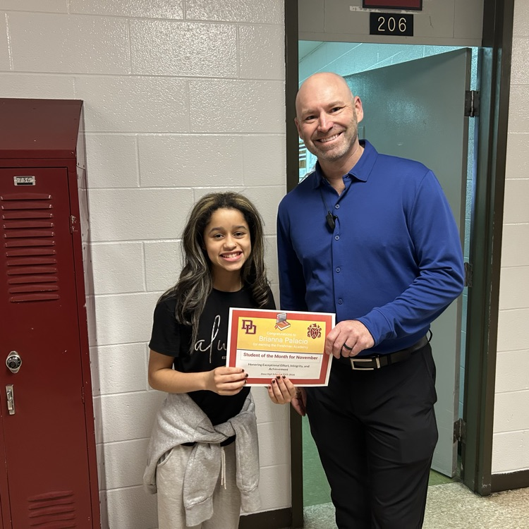 November Student of the Month