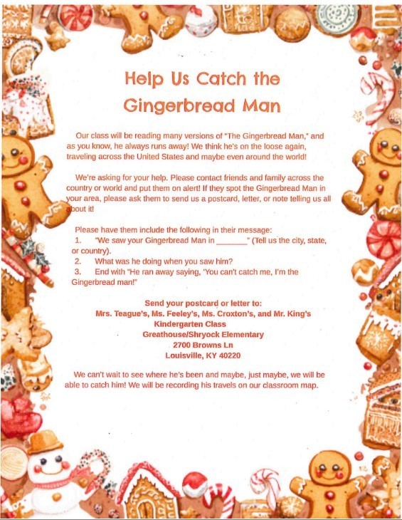Gingerbread Man Flyer
