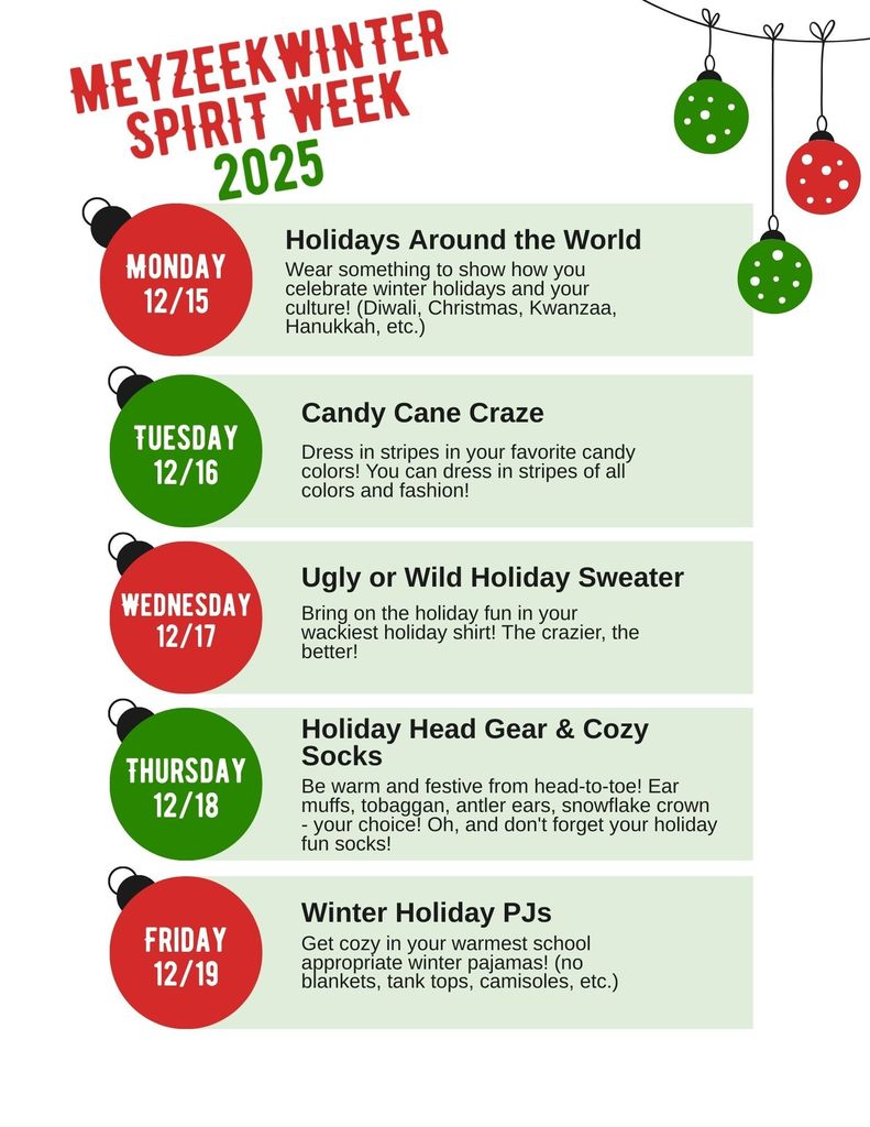 Winter Spirit Week