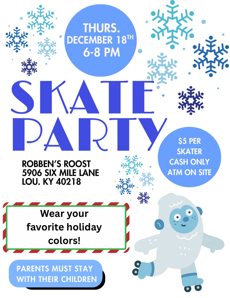 skating party flier