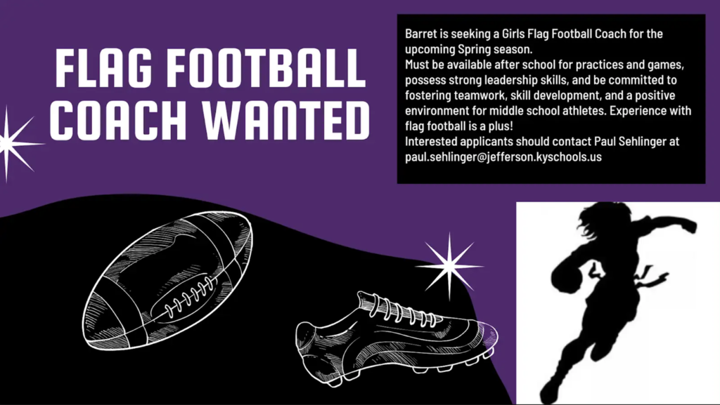 Girls Flag Football Flyer