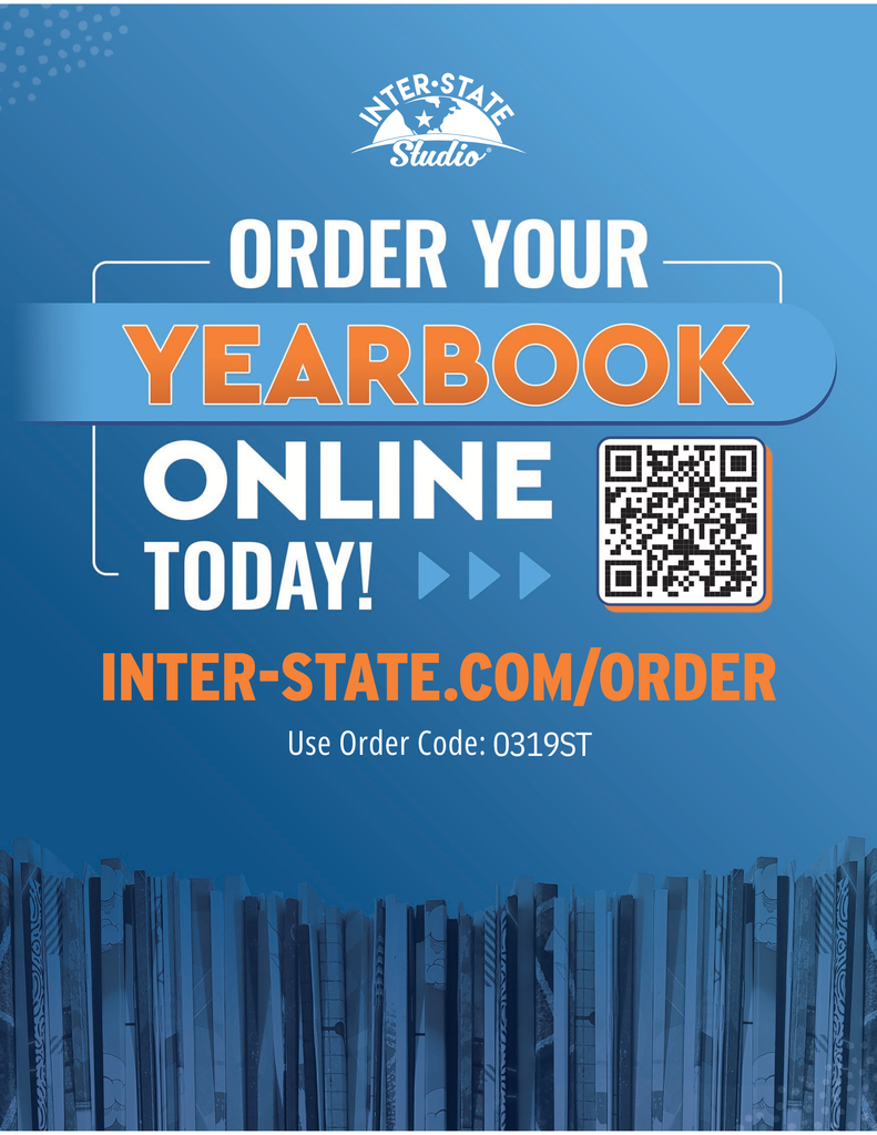 Order yearbook online today! inter-state.com/online use order code: 0319ST