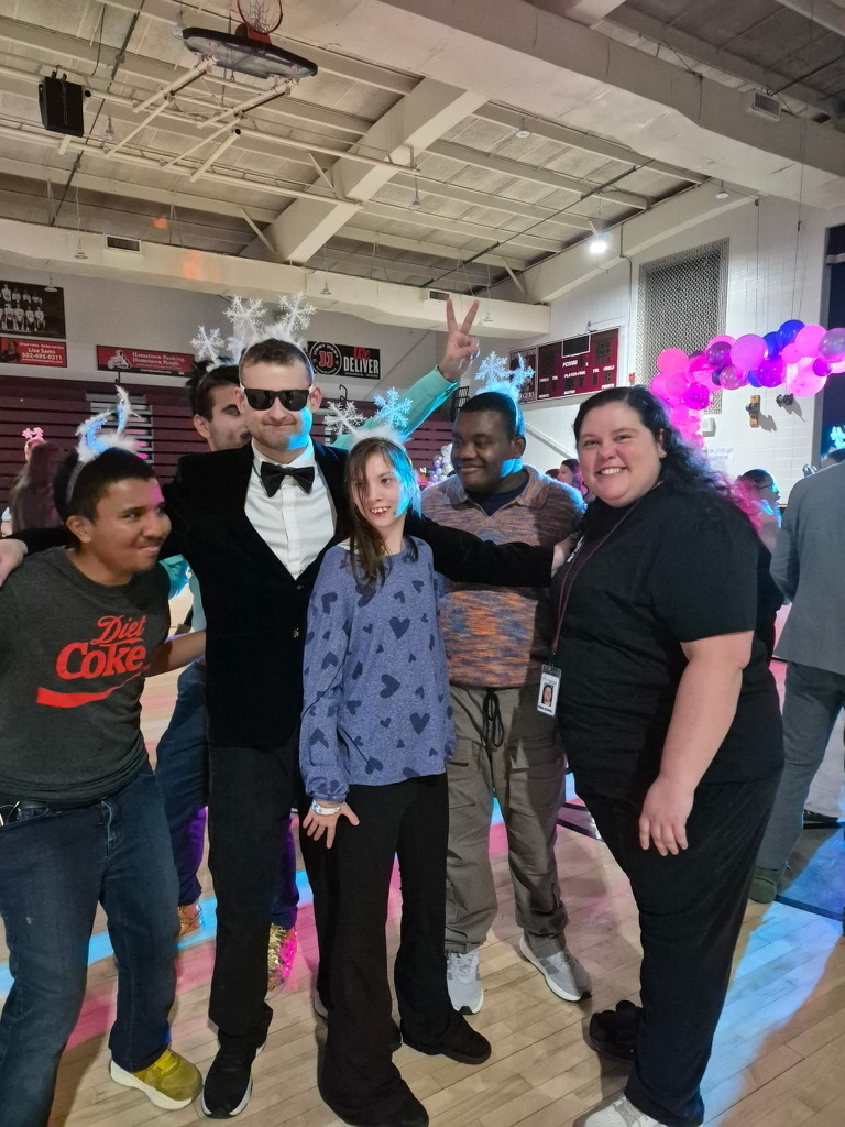 Our MSD units had an absolute blast attending our annual Snow Ball Dance this week! From the Sharp outfits to the incredible dance moves, it was a day filled with laughter, friendship, and a whole lot of sparkle.  Watching our students shine on the dance floor is always the highlight of our season. Events like these remind us that joy is universal and community is everything.  Huge thanks to the staff, volunteers, and peer buddies who helped make this winter wonderland a reality for our students!