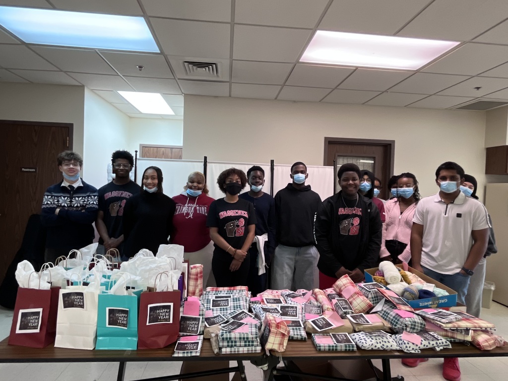 Students pose for a picture.