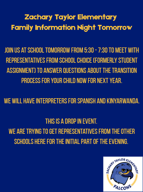 Parent Information Night