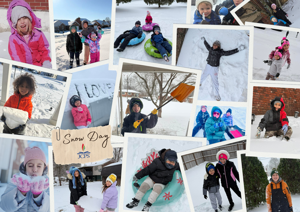 Snow Day Collage