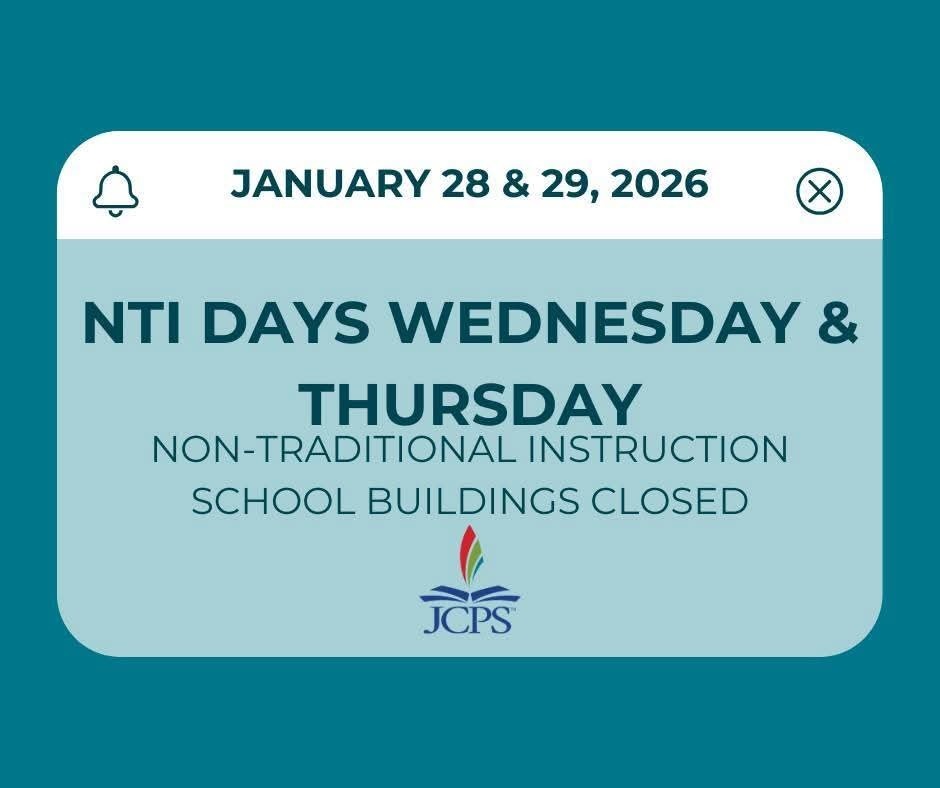 Wednesday, January 28th and Thursday January 29th will be NTI days