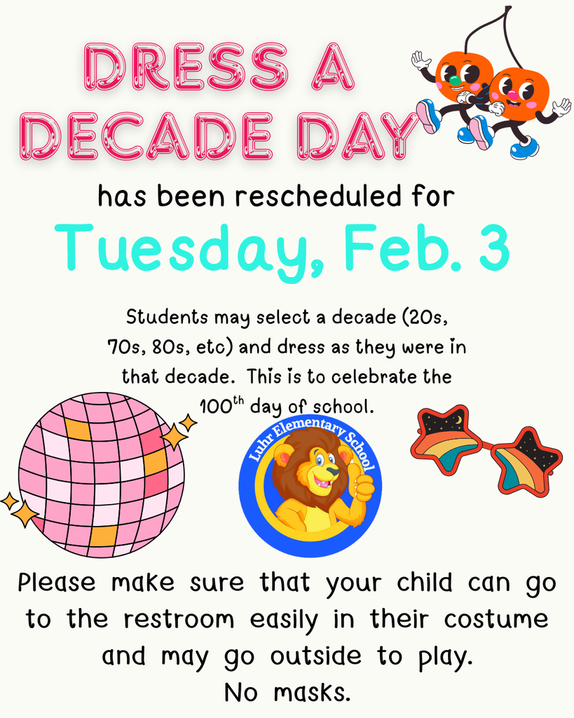 Dress a Decade Day on 2/3!