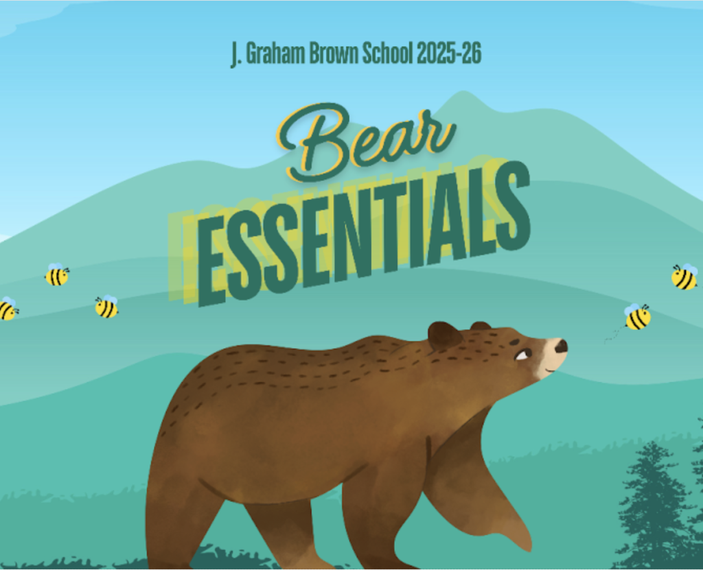 Cartoon Bear and bees