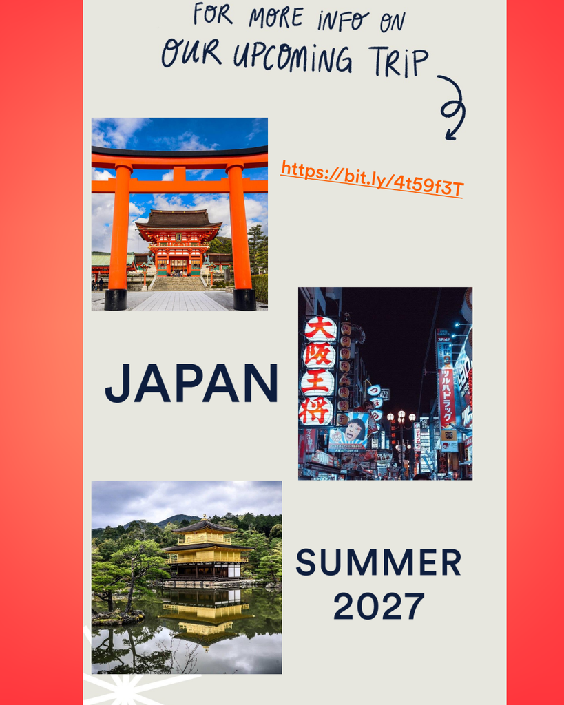 The secret is out... J-Town is Japan bound! 🇯🇵⚡️🏯  We are taking the Chargers to Japan in 2027! ✈️🍱 From bustling city streets to ancient traditions, this is the ultimate global adventure.  Don't get left behind! Register for the informational meeting today:  🔗 https://bit.ly/4t59f3T ⚡️