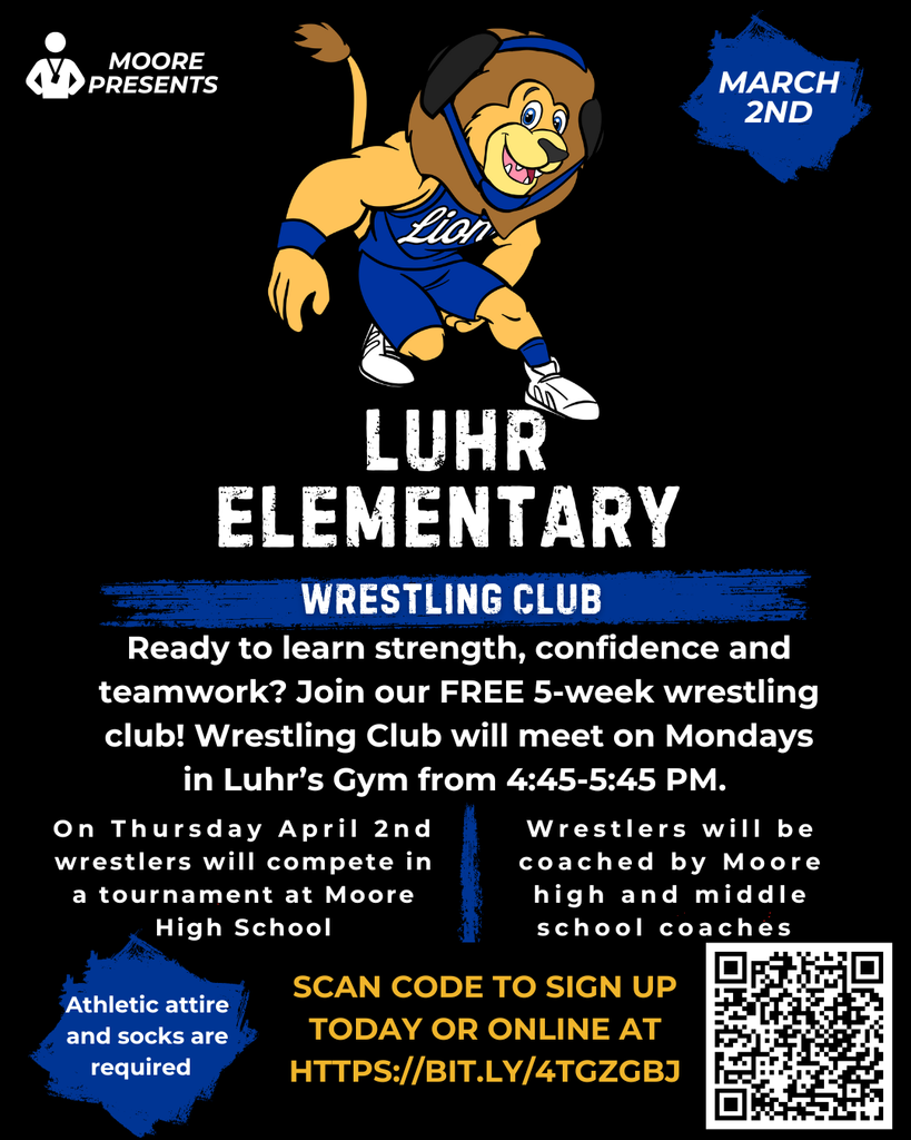 Join Luhr's wrestling team with Moore!