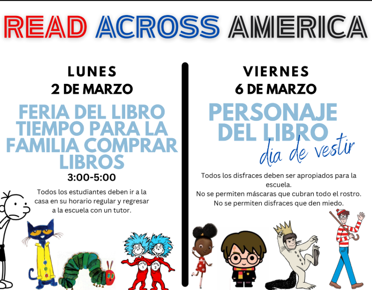 Read Across America Week Flyer