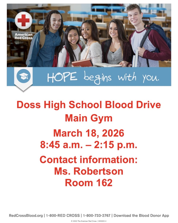 doss blood drive March 18