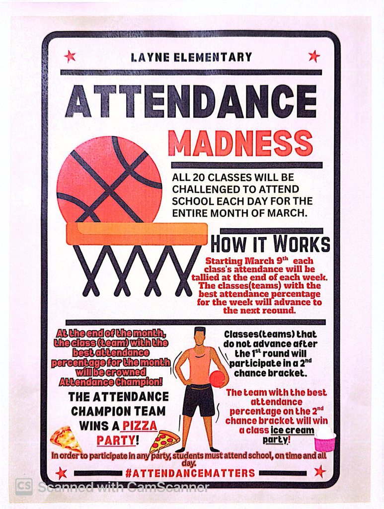 Attendance Madness Flyer