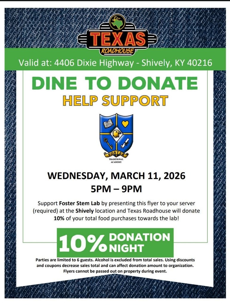 March 11th from 5-9pm there is a fundraiser at Texas Roadhouse on Dixie Highway