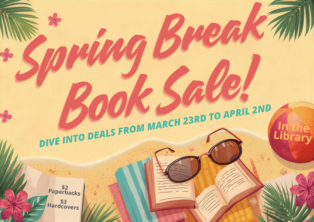 book sale flyer