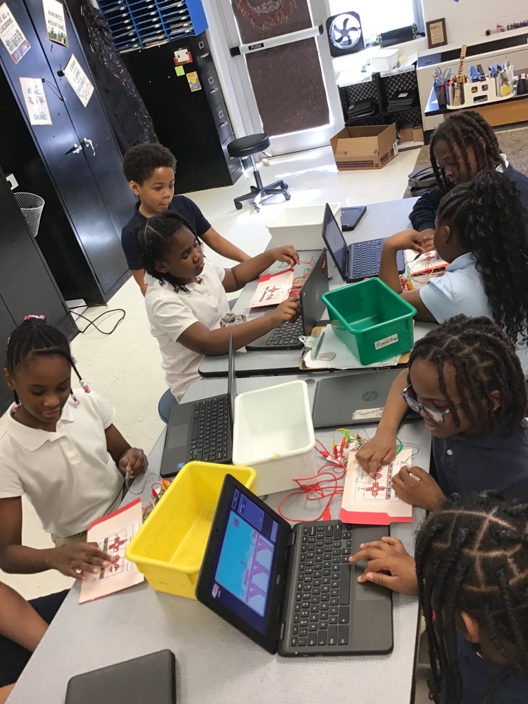 3rd graders are exploring Makey Makeys in STEM this week!
