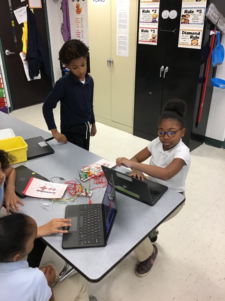 3rd graders are exploring Makey Makeys in STEM this week!