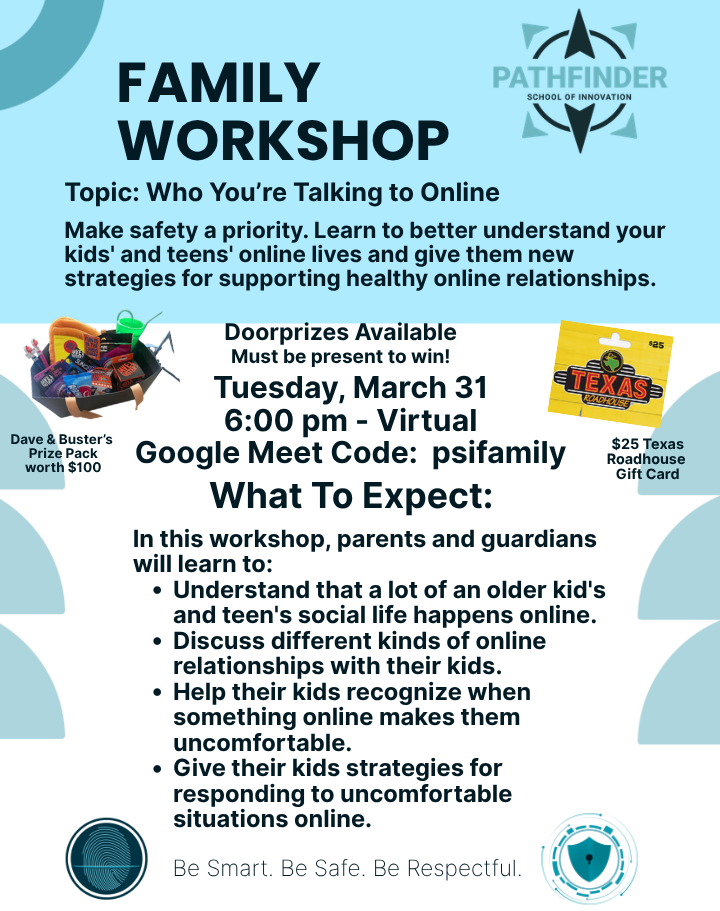 family workshop flyer