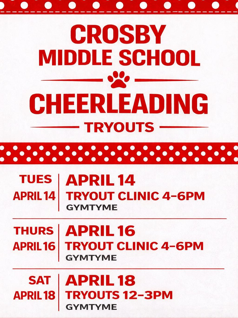 Cheerleading Tryouts