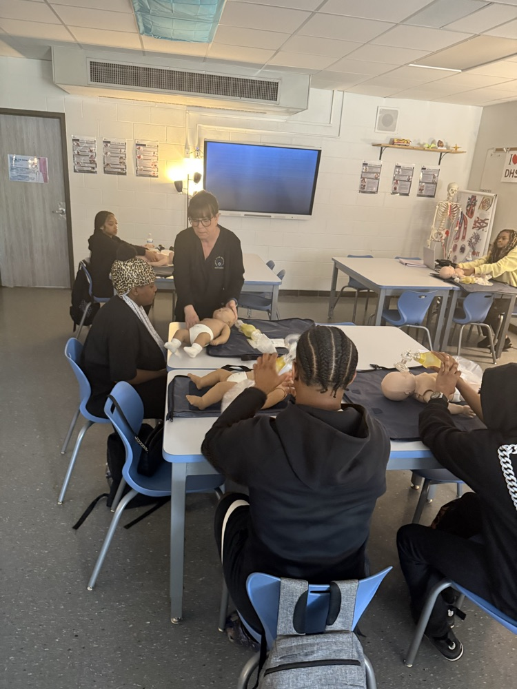 health science baby CPR class