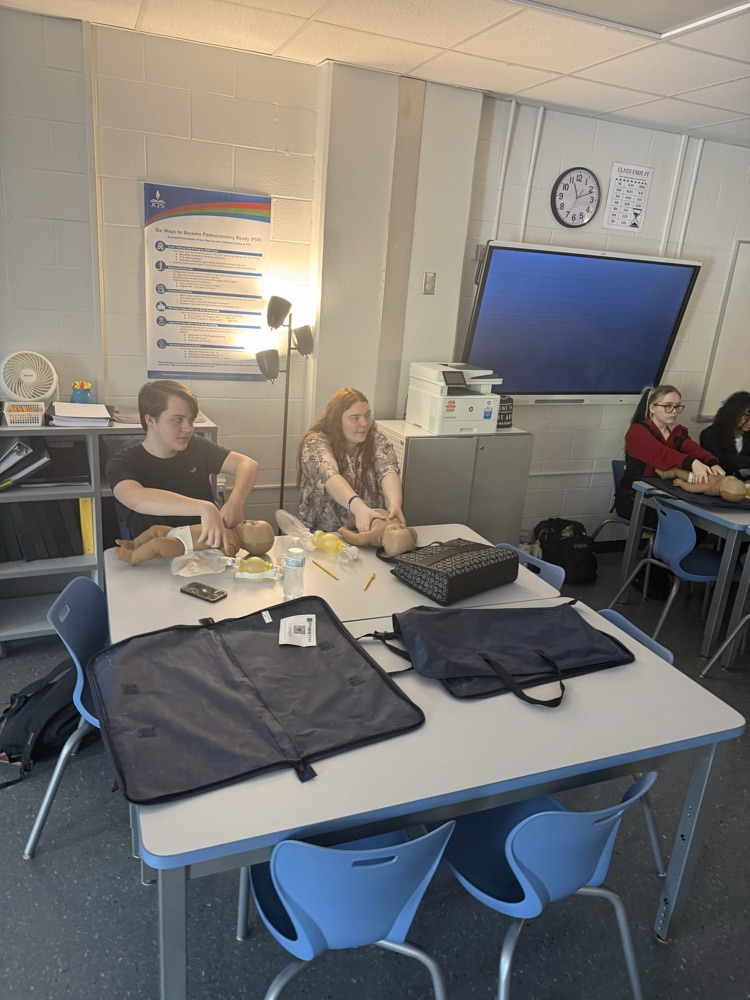 health science baby CPR class