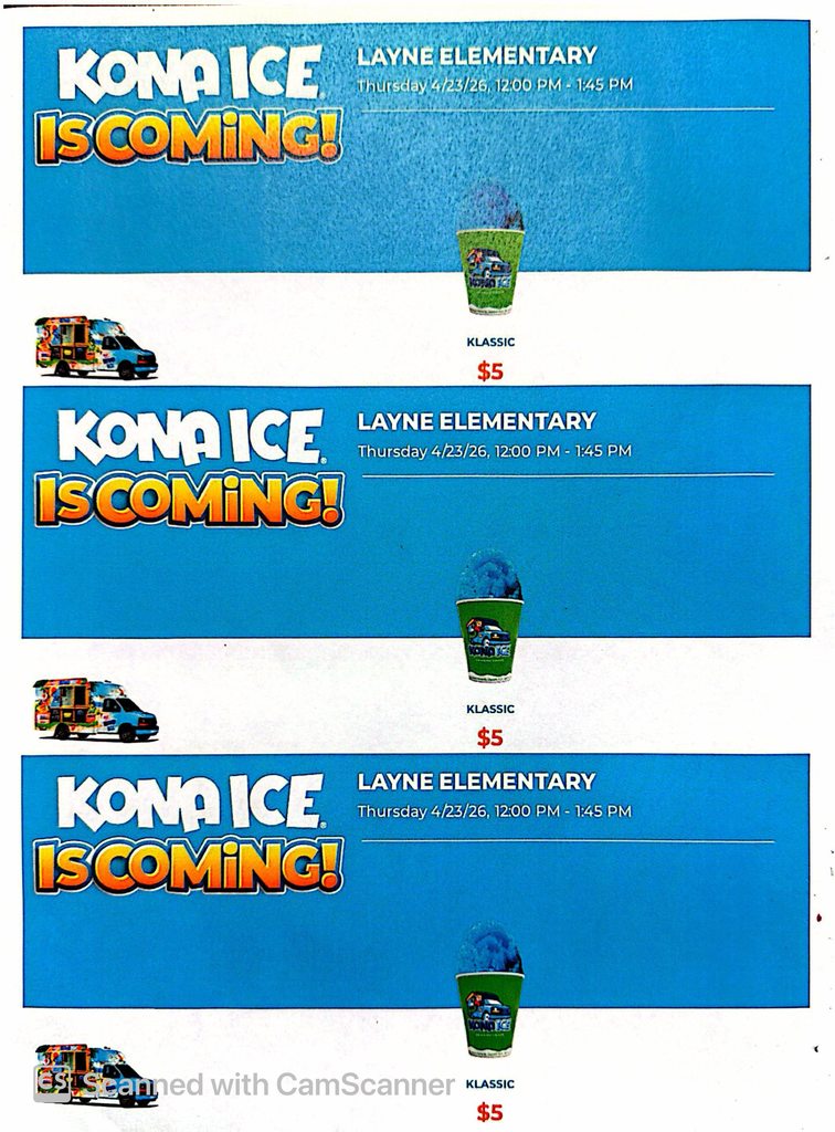 Kona Ice Flyer