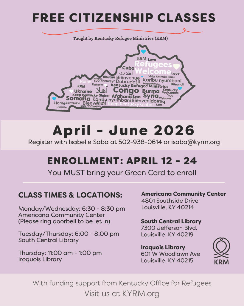 Free citizenship classes through KYRM.org