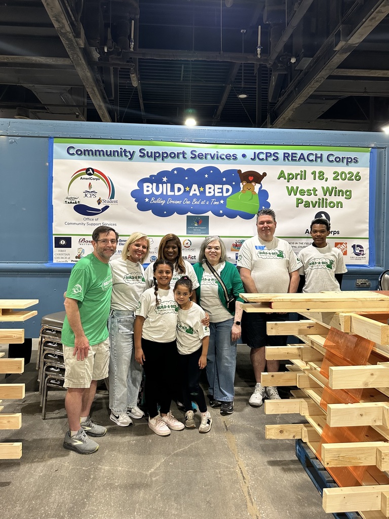 Volunteers participate in the Build-A-Bed event.