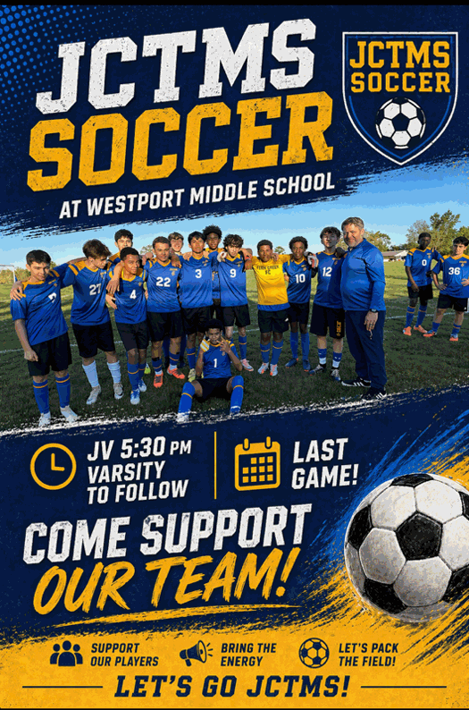 Soccer team flyer