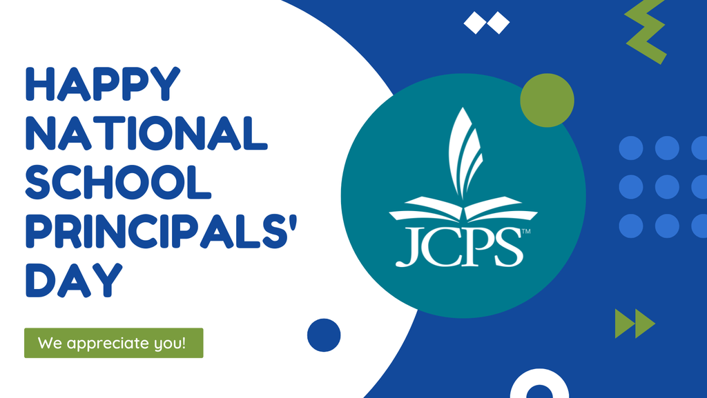 Graphic says, "Happy National School Principals' Day. We appreciate you."