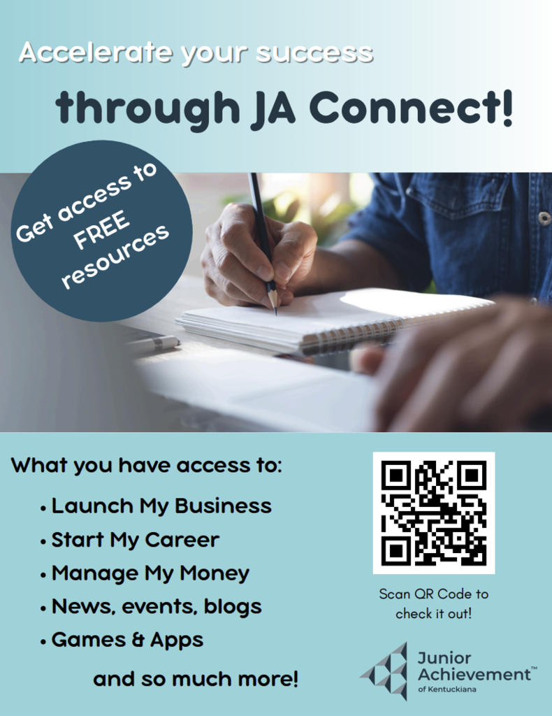 Keep the learning going all summer long! ⚡️📖  As the school year winds down, we’re excited to share that Junior Achievement (JA) is here to support our students through the summer break! ☀️  Whether you're looking for a great summer learning experience or supplemental material to stay sharp, JA offers FREE virtual learning opportunities that can be accessed from anywhere in the country. Students can explore career paths, financial literacy, and entrepreneurship at their own pace!  How to get started:  📄 Check out the flyer below.  📲 Scan the QR code for instant access to virtual JA experiences.  🚀 Start exploring!  Don't let the summer slide stop your momentum. Dive into these interactive lessons whenever you have some free time!