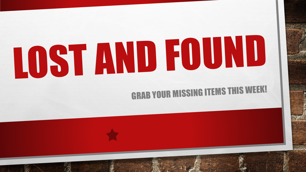 Lost and Found