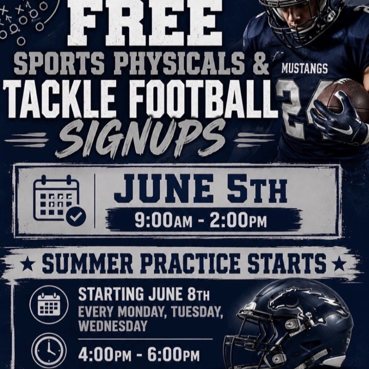 Flyer for Football Sign Ups on June 5th