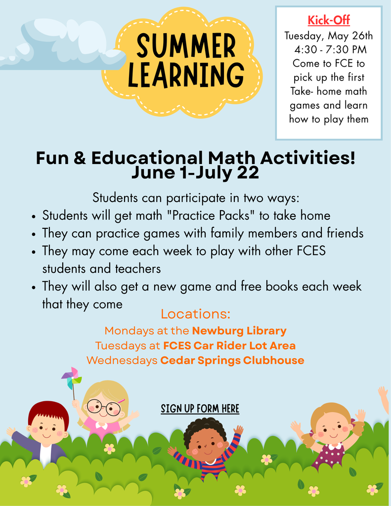 Summer Learning Flyer
