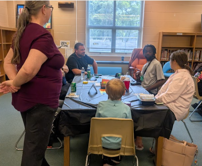Stakeholders at Kerrick discuss strategies for accelerated student success. 