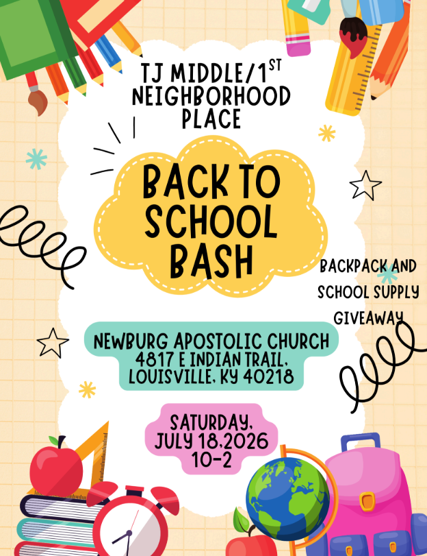 Back to school supplies locations, dates and times.
