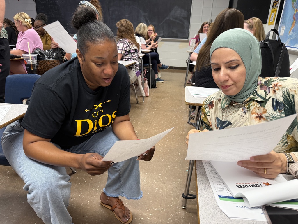 Adults participate in a professional development session.