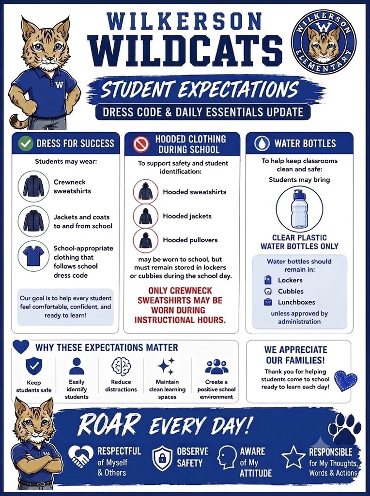 Dress Code and Daily Essentials Update