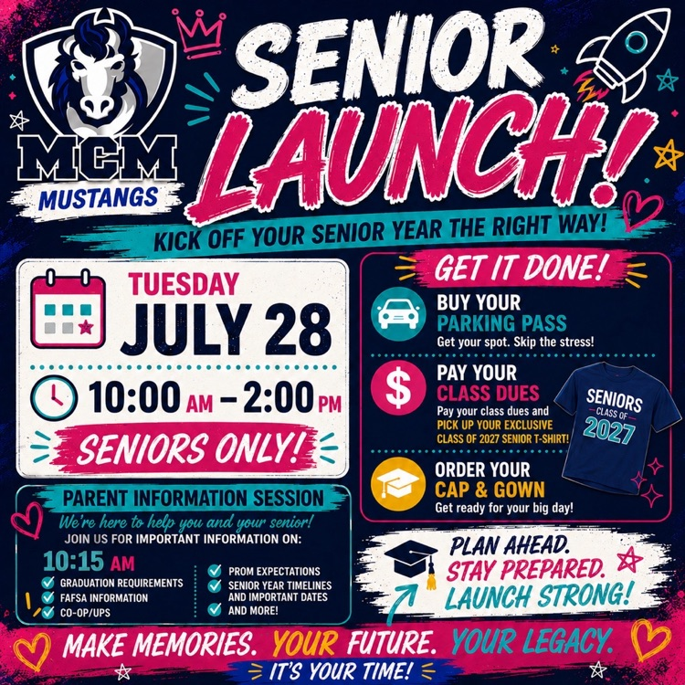 Senior Launch Flyer