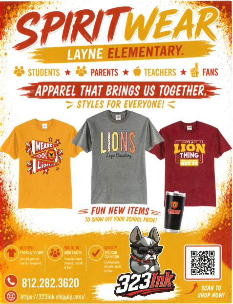 Spirit Wear Store Flyer