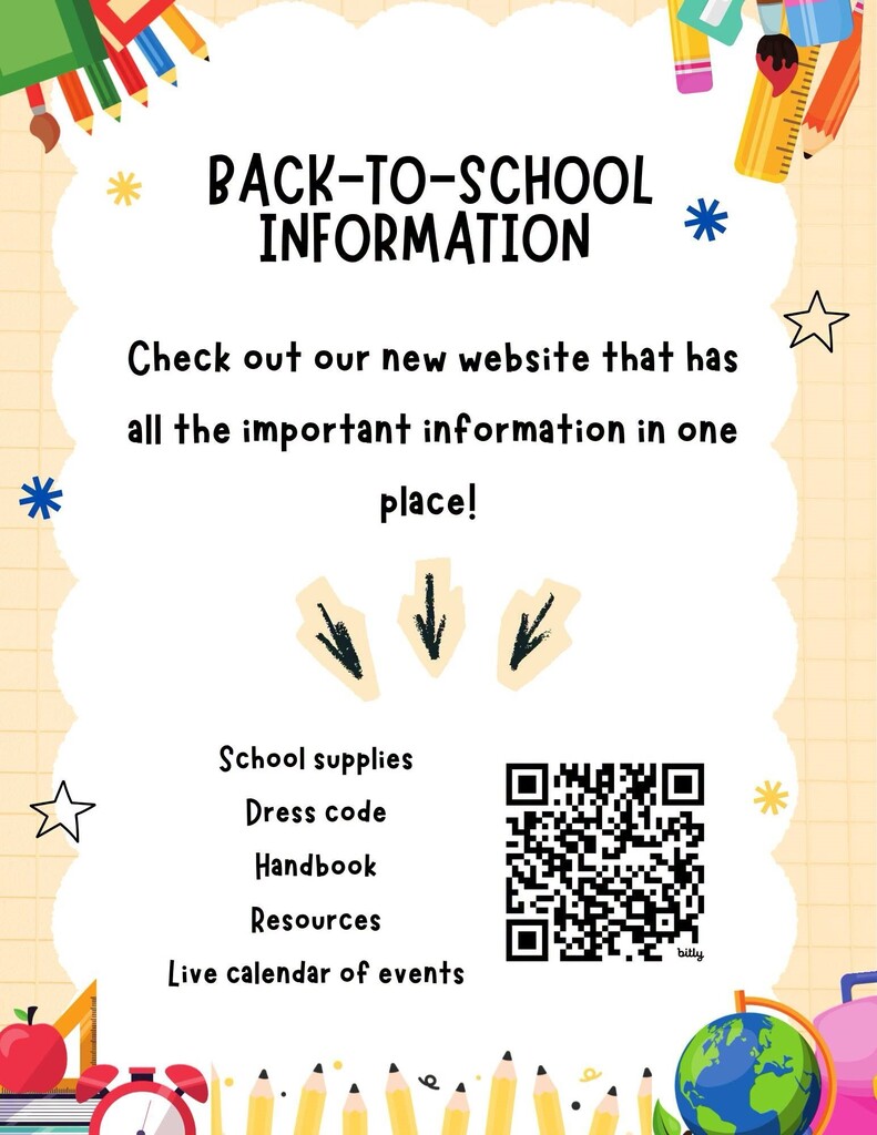 Back to school info