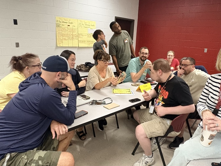 teachers playing trivia
