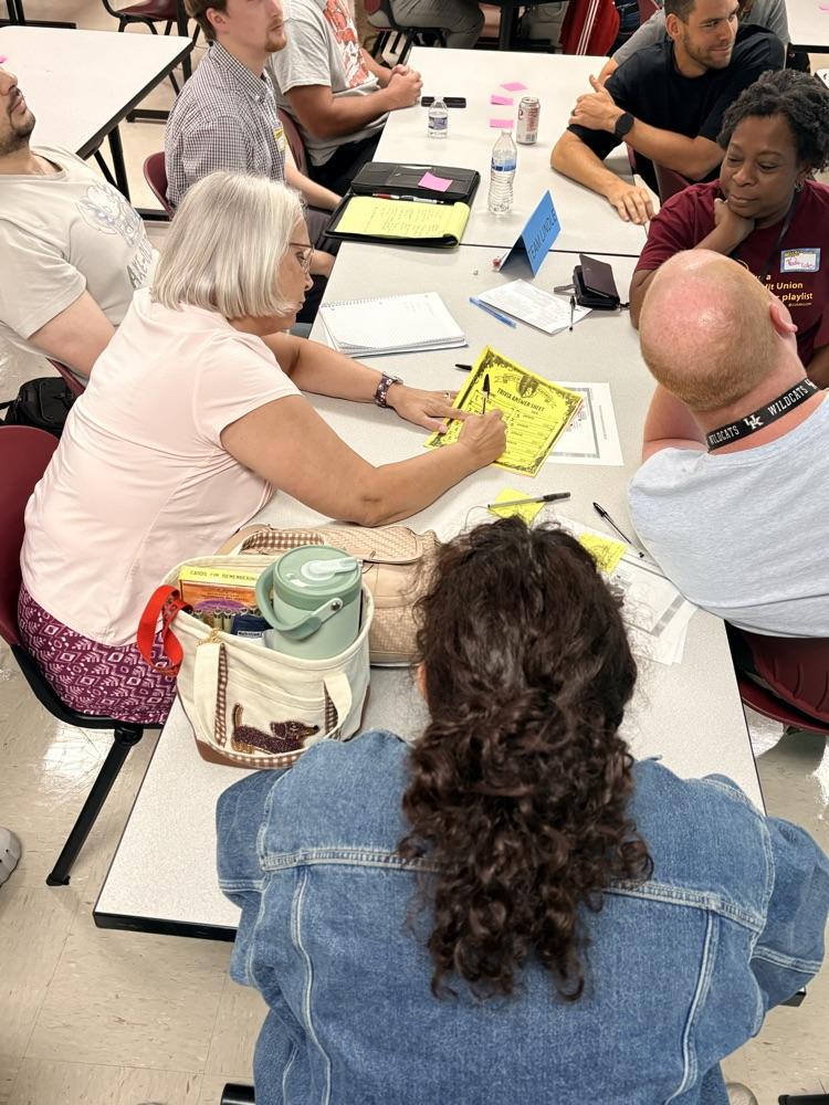 teachers playing trivia