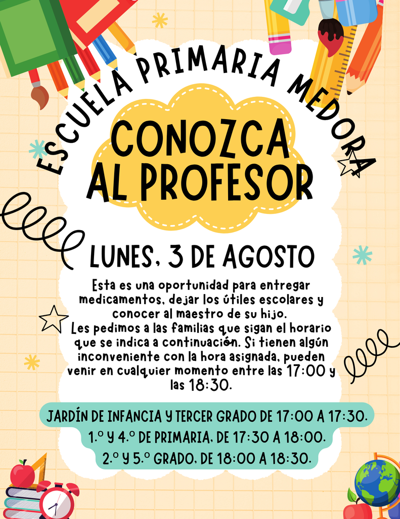 Meet the Teacher - Spanish