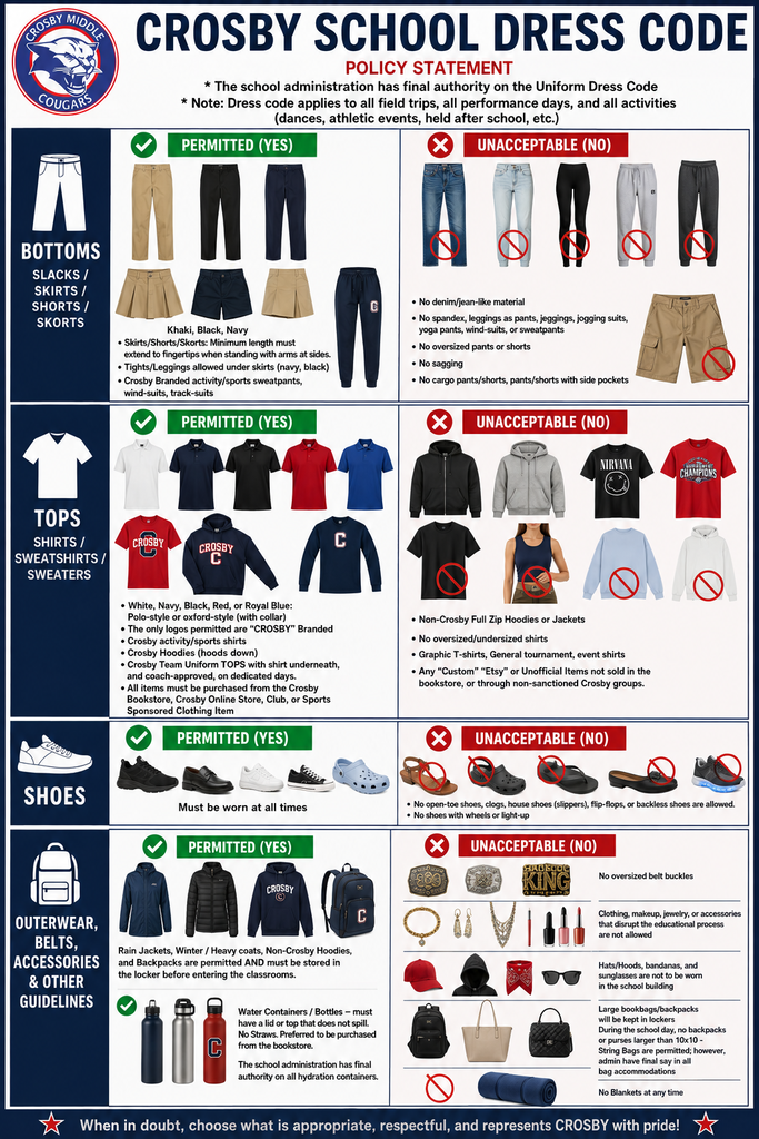 dress code flyer