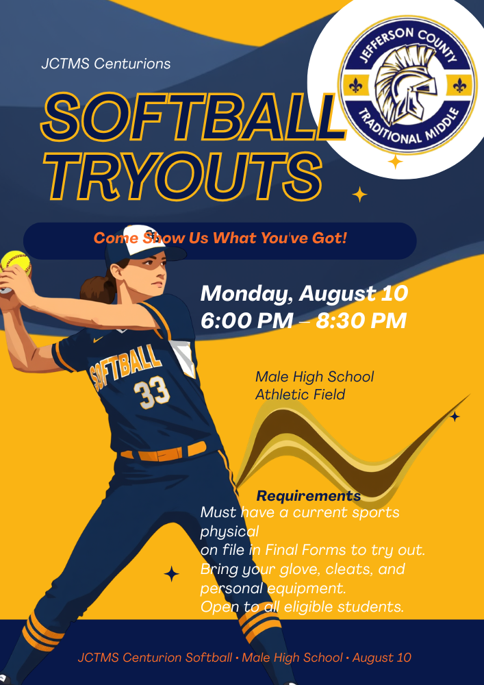SOftball flyer