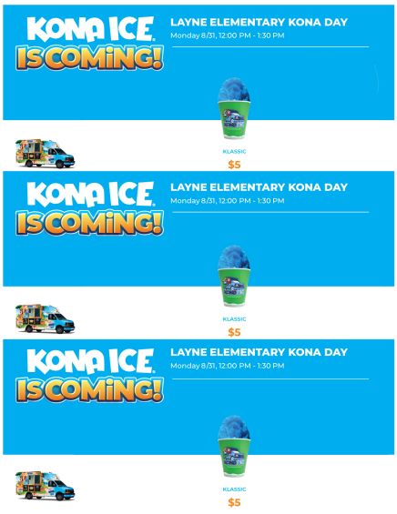 Kona Ice Flyer