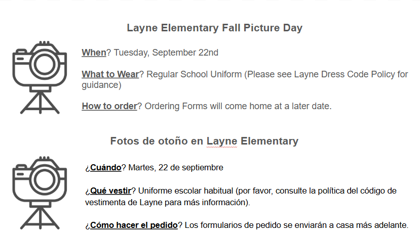 Fall Picture Save the Date Flyer