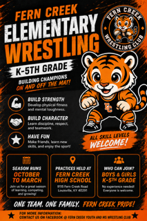 FCHS Elementary Wrestling Flyer